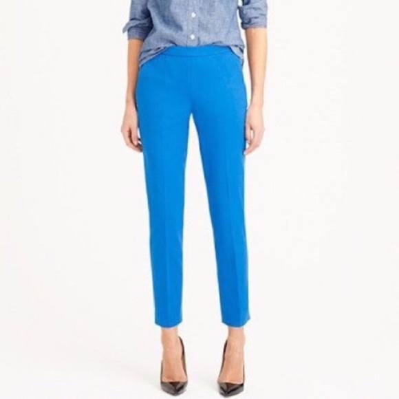 J. Crew Pants - J.Crew Tidewater Blue Martie Pants Sz 4
